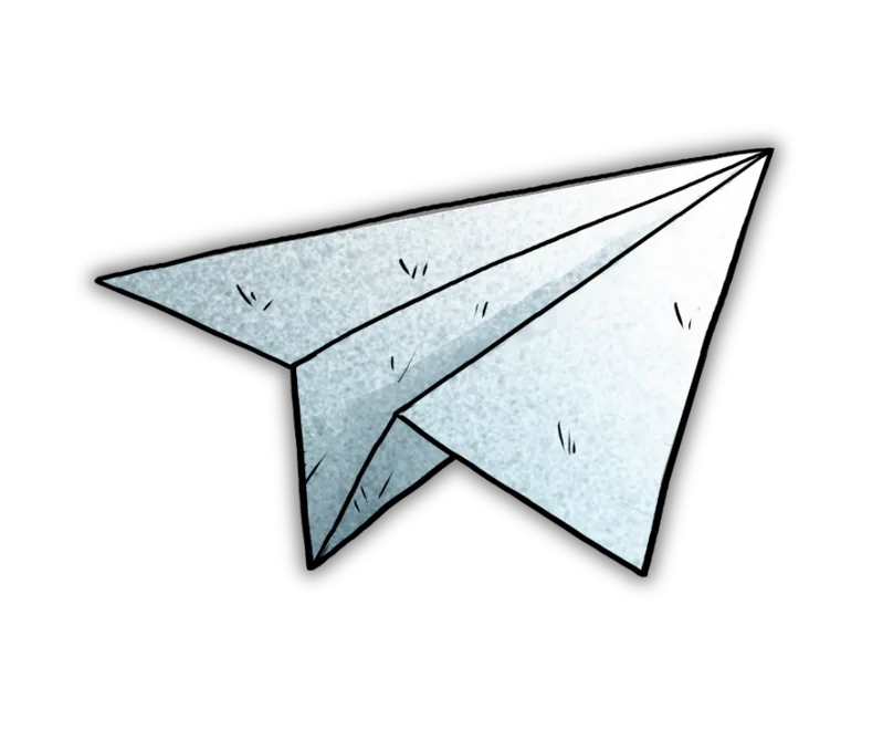Avion en papier, le pli qui vole