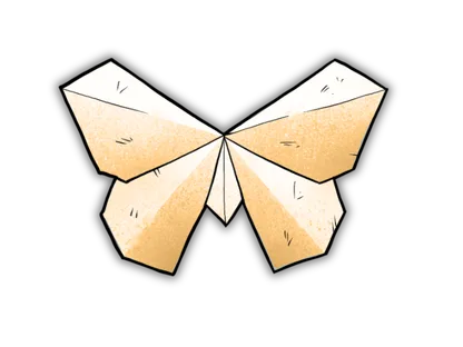 Papillon en origami